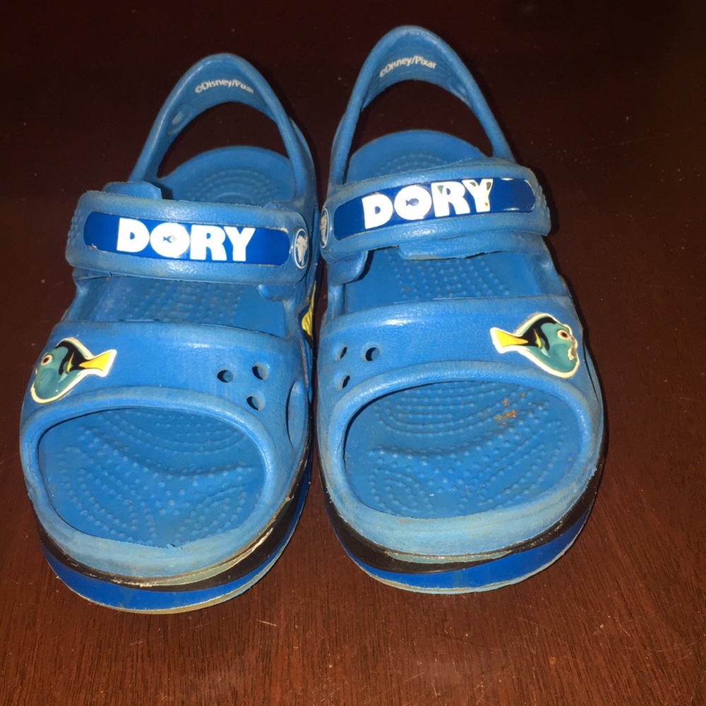 Blue crocs